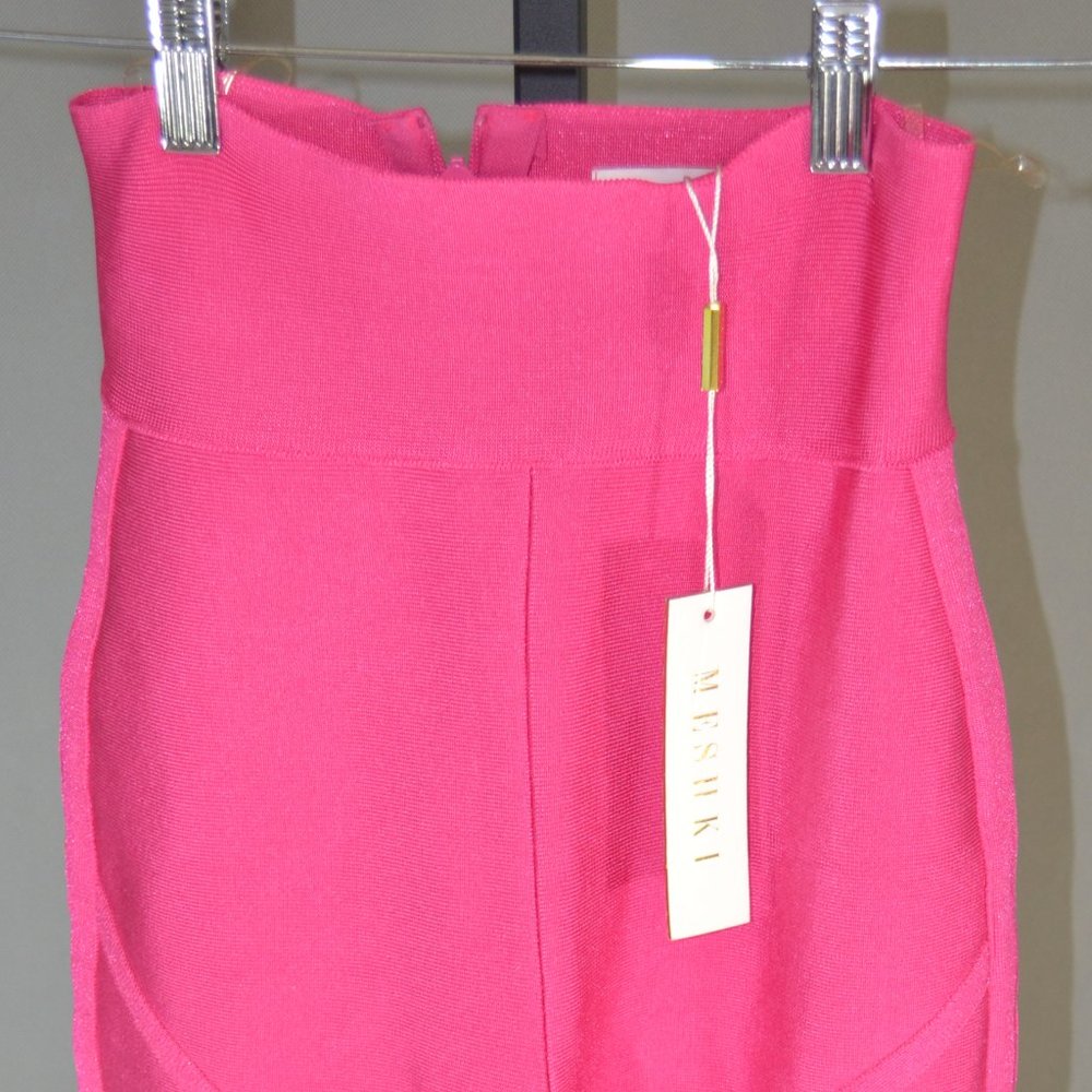 (NWT) MESHKI TWO PIECE PINK FLEXIBLE PANTS SET SIZE XS - Picture 3 of 8